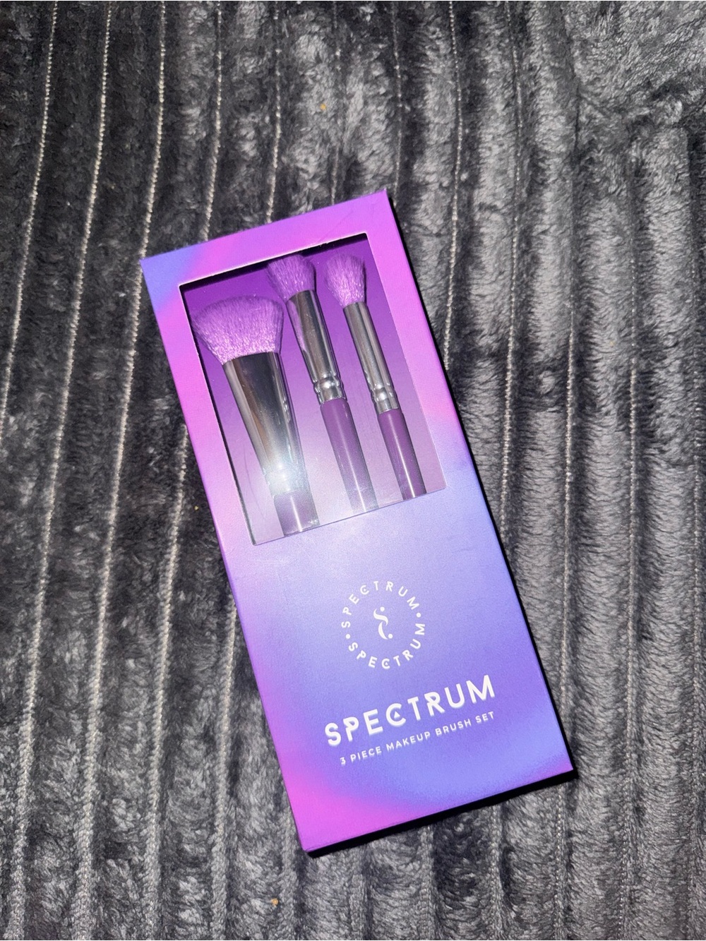 Spectrum 3-Piece Purple Makeup Brush Set